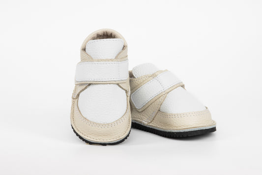 White/Cream Barefoot Kids Boots