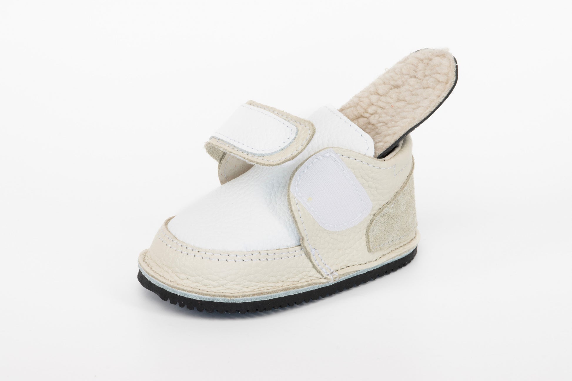 White/Cream Barefoot Kids Boots