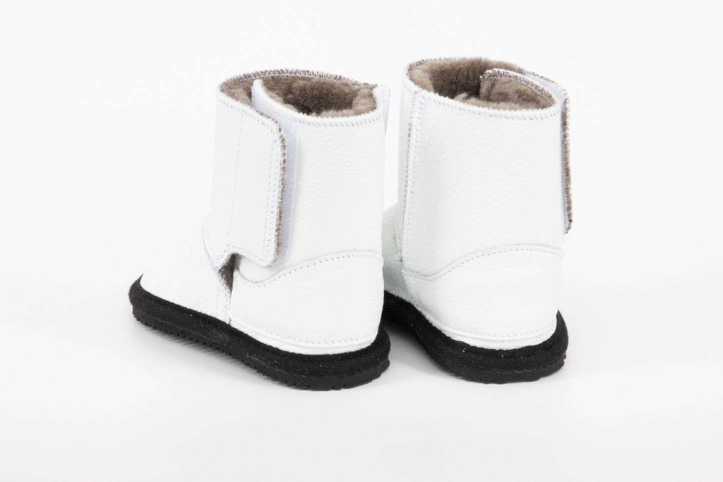 White Kids Winter Boots