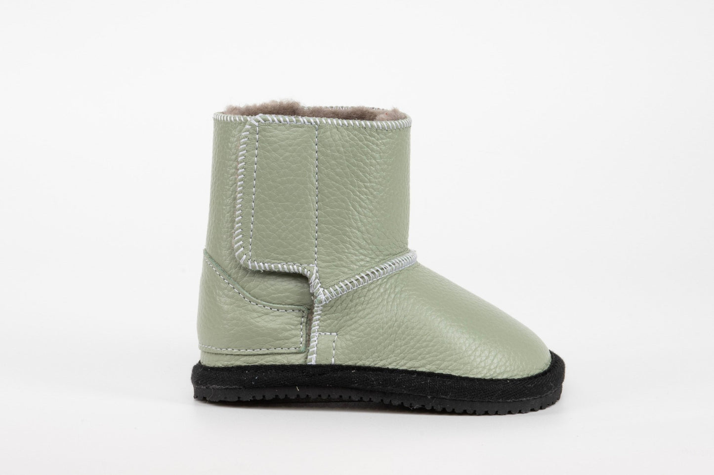 Green Kids Winter Boots